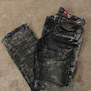 Men’s moto jeans